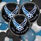 U.S. Air Force logo, 3-18” Round Mylar Balloons. Officially Licensed with the U.S. Air Force!
